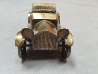 Vintage Chevrolet 1913 Japan Cigarette Lighter Car Brass Metal (without lighter) 3