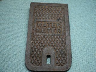 Vintage Cast Iron Water Meter Cover