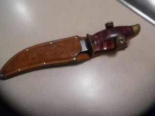 Vintage Hunting Knife Hand Made Cool 9 "