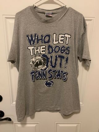 Vintage Penn State T Shirt Xl Single Stitch Ncaa Football Pa Nittany Lions