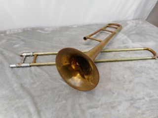 Vintage Getzen 300 Series Trombone With Conn Case
