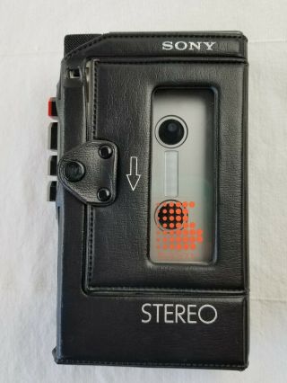 Vintage Sony Tcs - 350 Stereo Cassette - Corder - With Cover