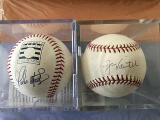 Pedro Martinez Signed Auto Autograph Rawlings Hall Of Fame Omlb Baseball