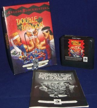 Vintage Sega Genesis Accolade Double Dragon Complete Video Game