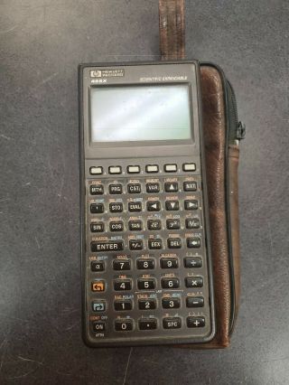 Vintage (1989) Hp 48sx Scientific Expandable Programmable Graphing Calculator