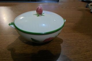 Vintage Franciscan Desert Rose Usa Cream Soup Bowl With Lid Great