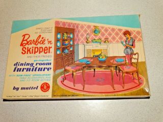 Barbie: Nrfb Vintage Go Togethers Dining Room Set