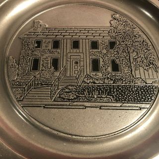 Vintage Don Fruchey Inc Construction Contractor Cast Pewter Plate Fort Wayne In 2