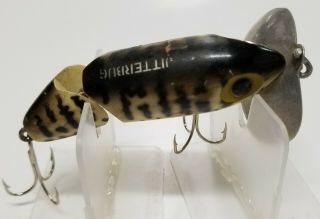 Vintage 2 Arbogast Jointed 2 Piece And 1 Jitterbug Fishing Lure.  O13