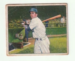 Vintage 1950 Bowman 77 Edwin " Duke " Snider Brooklyn Dodgers