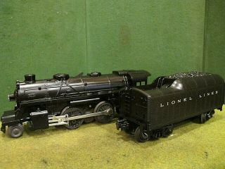 Vtg Postwar Lionel O Scale Model Train Locomotive Black 242,  1060t C7
