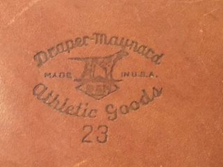 Antique 1920 ' s Draper & Maynard D&M Brand Football Shoulder Pads Early Vintage 2