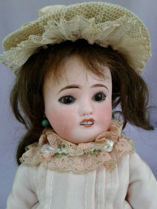 Antique French Mignonette Limoges Doll Head 1 Jos.  Anton Body Pierced Ears