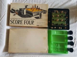 Score Four Board Game Funtastic 1968 Made in USA Complete Vintage 2 to 8 Players 2