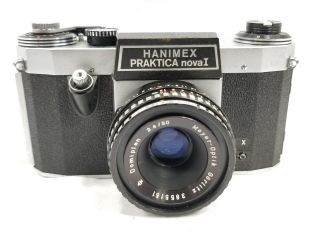 Vintage Hanimex Praktica Nova I Slr Camera W/meyer - Optik Gorlitz 50mm F/2.  8 Lens
