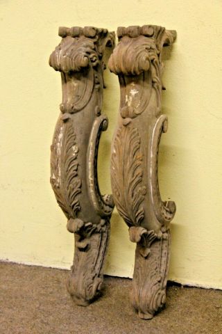 Hand Carved Wooden Gothic Fancy Leg Carvings