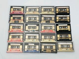20 Vintage Maxell Udsii 90 & Xl Ii 90 Epitaxial Cassette Tapes High Bias