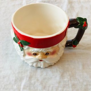 Vintage Fitz And Floyd | Santa Claus Christmas Holiday Coffee Mug 1976