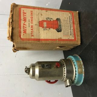 Vintage Mity - Mite Little Goliath Electric Steam Engine Model 303 Omaha Nebraska