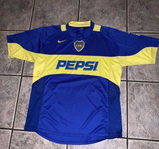Pepsi Boca Juniors Vintage Jersey Xl