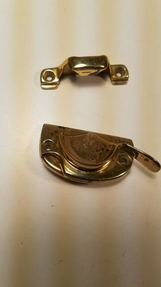 Vintage Marvin Brass Double Hung Window Lock