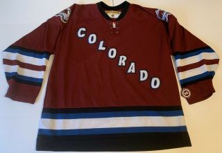 Vintage Colorado Avalanche Koho Alternate Third Hockey Jersey Men/adult Xl