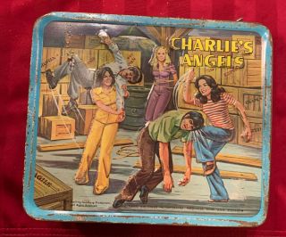Vintage Charlies Angels Metal Lunchbox 1978