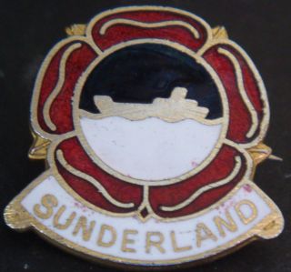 Sunderland Afc Vintage Badge Maker Coffer N 