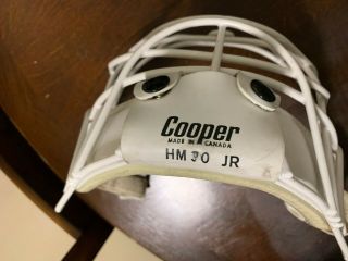 Antique Cat’s Eyes Cooper Hm - 30 Jr Goalie Mask