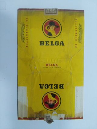 Opened Empty Cigarette Soft Packs - 70 Mm - Italy - Belga
