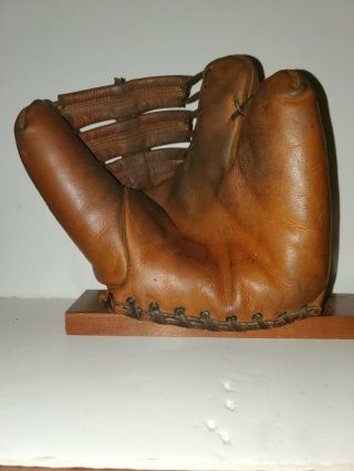 Vintage Wilson Ball Hawk Two Finger Leather Baseball Glove