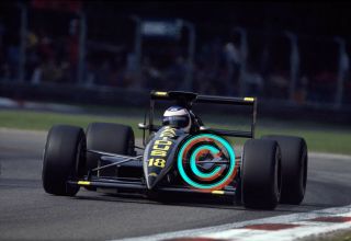 Racing 35mm Slide F1,  Gabriele Tarquini - Ags 1990 Italy Formula 1