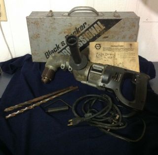 Vintage Black And Decker Professional Drill