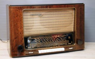 Restored Serviced Grundig 4010gw Vintage Tube Radio German Antique 10x Valves