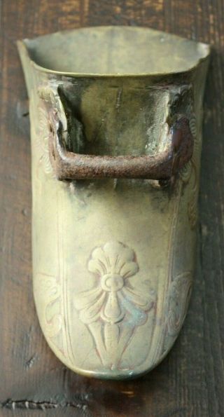 Antique Spanish Conquistador Brass Stirrups Set of 2 3