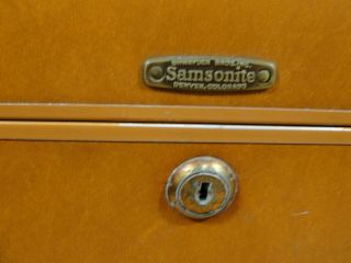 Vintage Samsonite Travel Train Makeup Case SHWAYDER 4612 Luggage With TRAY 3