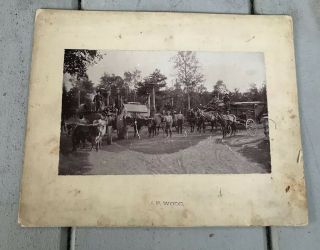 Antique Live Steam Tractor Farm Equipment Farmers I.  P.  Wood Cabinet Photo