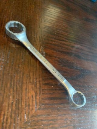 Vintage Craftsman - V - Series Stubby Double Box End Wrench 5/8 X 3/4” Usa 6 1/4”