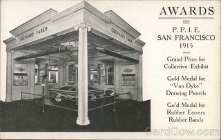 1915 Ppie Awards - P.  P.  I.  E.  San Francisco 1915 - Eberhard Faber Postcard Vintage