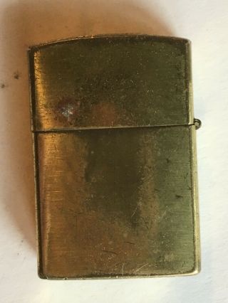 Vintage Brass Mistral Zippo Cigarette Lighter 70s 80s