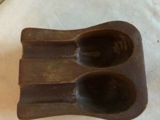 3 OLD SMOKING TOBACCO PIPES & WOODEN RACK Tray 2
