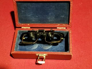 Vintage Surgical Medical Binocular Glasses