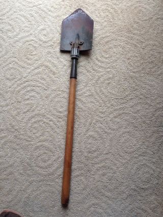 Vintage 1943 Wwii Us Army Trenching Shovel 34 "