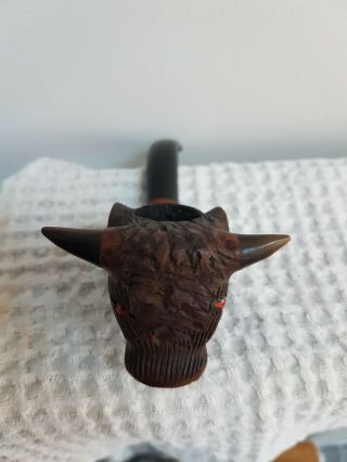 Vintage Buffalo Bison Smoking Pipe