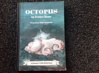 Octopus By Evelyn Shaw Vintage 1972 A Science I Can Read Book Illustrated Lovely