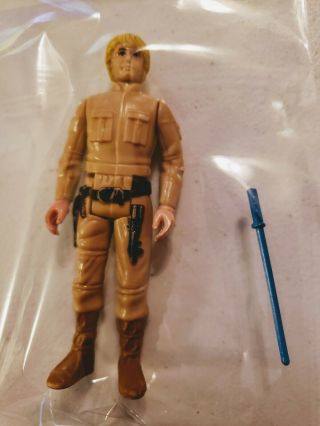 Vintage Star Wars 1980 Bespin Fatigues Luke Skywalker Figure Replacement Saber