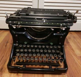 Antique 1930s Underwood Number 6 Typewriter Serial 4868525 - 11 Champion