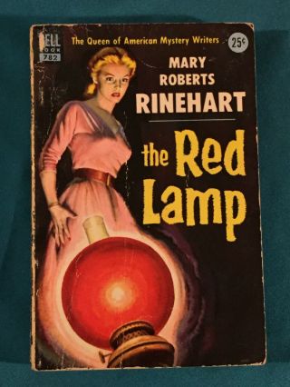 The Red Lamp By Mary Roberts Rinehart Vintage Dell Book 782 Gga Cover Paperback