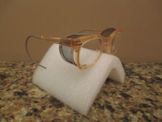 Vintage Safety Glassed With Wire Mesh Side Guards - Unbranded