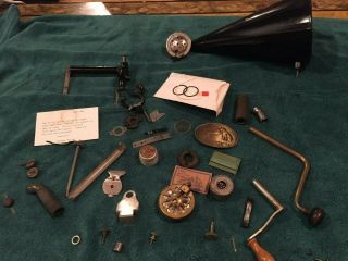 Antique Edison And Other Phonograph Parts